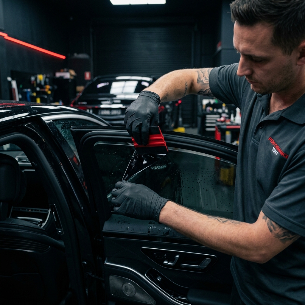 Car Tinting Process